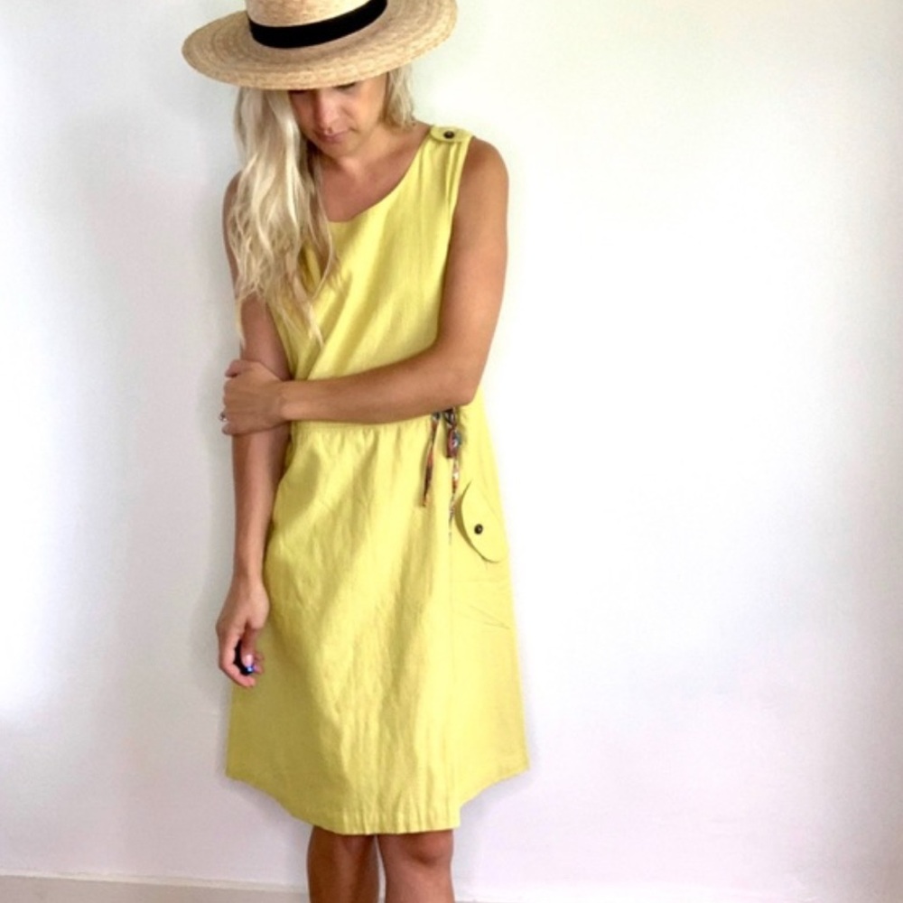 Matilda Jane Lime Green Sleeveless Jumper Dress